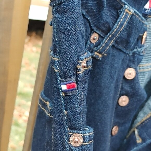 Tommy Hilfiger Jeans Mens 34x30 URBAN Jean Relaxed Denim Cotton Button Fly - Picture 4 of 13